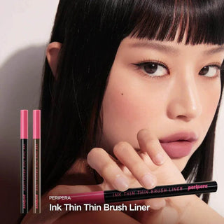 Peripera Ink Thin Thin Brush Line - 2 Colors - Koreabe