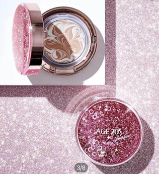 Age 20's - Shining Drop Edition Essence Cover Pact + 3 refills - 4 Colors - Koreabe