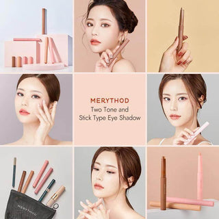 Merythod - Two Tone Eye Shadow - 7 Colors - Koreabe