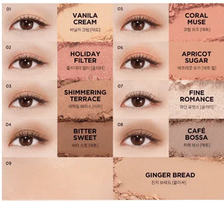 Merzy - Your Routine Eye Palette -2 Colors - Koreabe