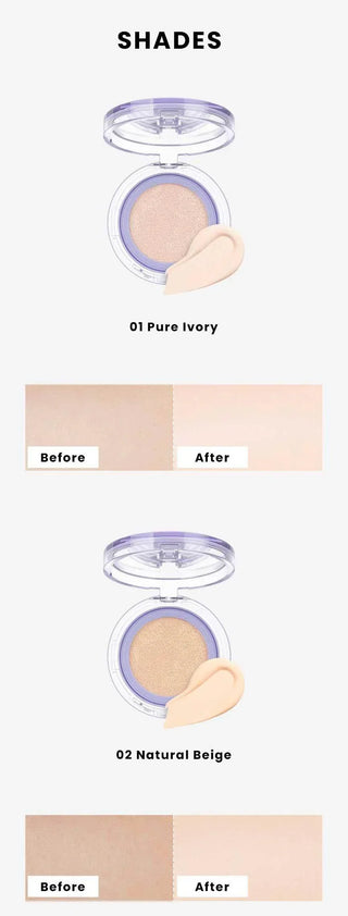 Merythod - Reel Cover Foundation - 2 colors - Koreabe