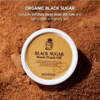 Skinfood Black Sugar Mask Wash Off 120g - Koreabe