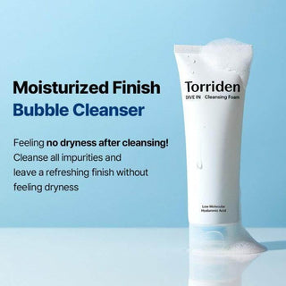 Torriden Low Molecular Hyaluronic Acid Cleansing Foam 150ml - Koreabe