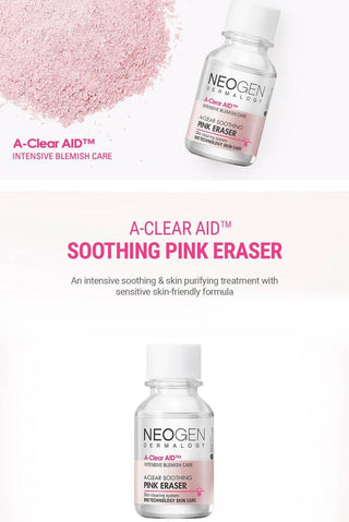 Neogen Dermalogy A-Clear Soothing Pink Erase 15ml - Koreabe