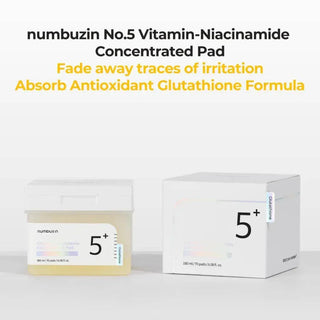 numbuzin No.5 Vitamin-Niacinamide Concentrated Pad 70ea 180ml - Koreabe
