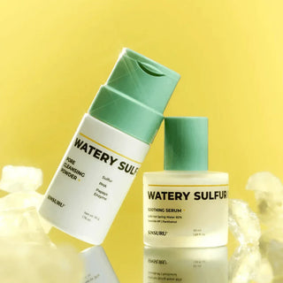Sinsuru - Watery Sulfur Soothing Serum 50ml + Cleansing Powder 50g - Koreabe