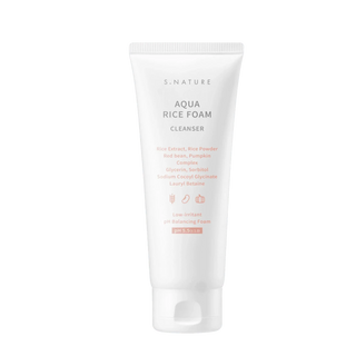 S.Nature Aqua Rice Foam Cleanser 160ml - Koreabe
