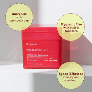Leaders Vita Blemish Pad 80ea - Koreabe