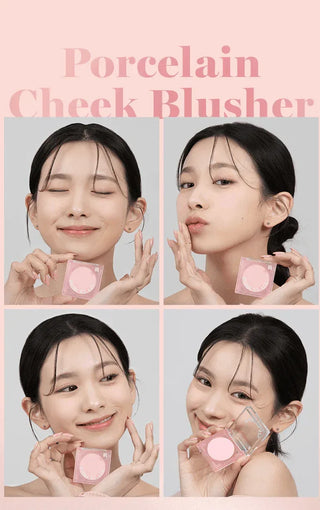 Merzy - Porcelain Cheek Blusher - 4 Colors - Koreabe