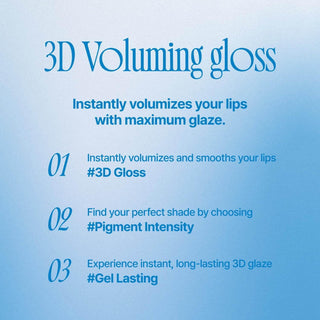Fwee - 3D Voluming Gloss - 12 Colors - Koreabe