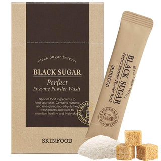Skinfood Black Sugar Perfect Enzyme Powder Wash 30p - Koreabe
