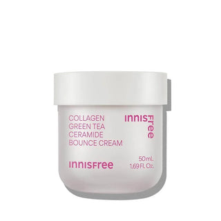Innisfree - Collagen Green Tea Ceramide Bounce Cream 50ml - Koreabe