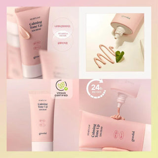 Goodal - Heartleaf Calming Tone Up Sun Cream SPF 50+ PA++++ 50ml - Koreabe
