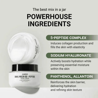 Jumiso - Snail Mucin 88 + Peptide Facial Cream 100ml - Koreabe