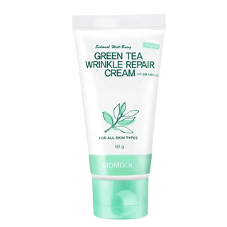 Sidmool - Green Tea Wrinkle Repair Cream 50g - Koreabe