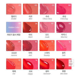 Forencos - Soak Tattoo Lip Tint - 12 Colors - Koreabe