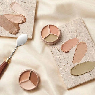 The Saem - Cover Perfection Triple Pot Concealer - 4 Colors - Koreabe