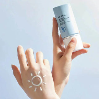 Hue_Calm - Birch Aqua Ampoule Sun Cream SPF50+ PA++++ - Koreabe