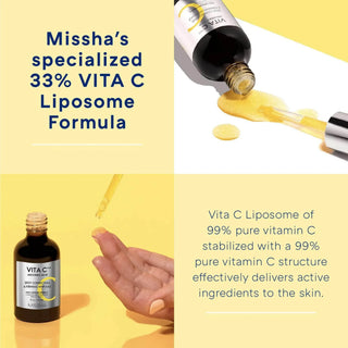 Missha - Vita C Ascorbic Acid Tone Up Ampoule Pads 80ea - Koreabe