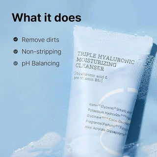 COSRX - Triple Hyaluronic Moisturizing Cleanser 150ml - Koreabe