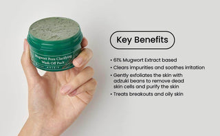 Axis-Y Mugwort Pore Clarifying Wash Off Pack 100ml - Koreabe