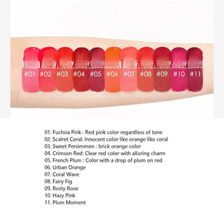 Merythod - Reel Tattoo Water Tint - 9 Colors - Koreabe