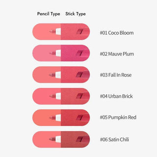 Merythod - Reel Edge Dual Lipstick - 3 Colors - Koreabe