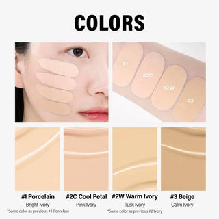 Too Cool For School - Fixing Cover Cushion + refill - 4 Colors - Koreabe