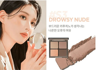 Merzy - New Mood Fit Shadow Palette - 3 Colors - Koreabe